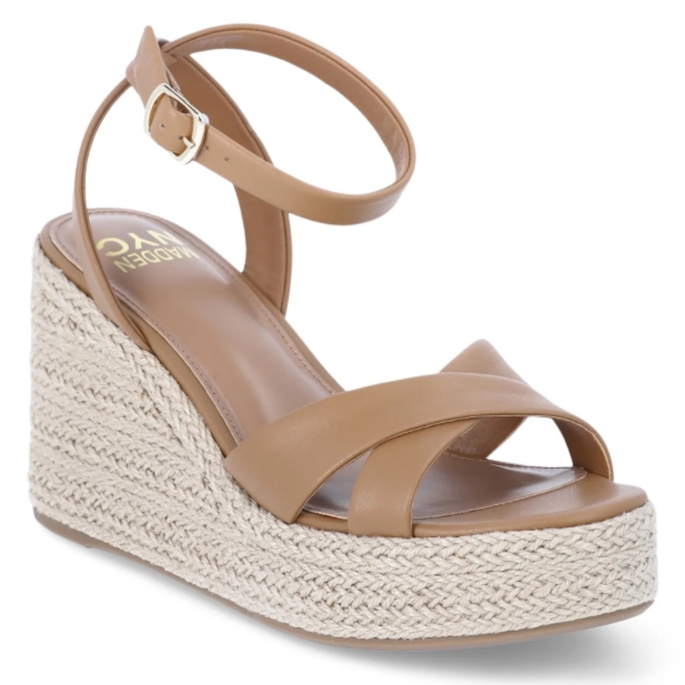 Madden NYC Women's Strappy Wedge Sandals   Various Sizes   NWT